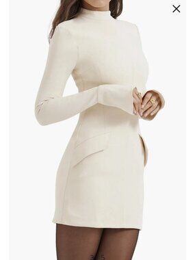white christmas dresses JASMINE OYSTER DRAPED STRAPLESS CORSET MINI DRESS main image 1